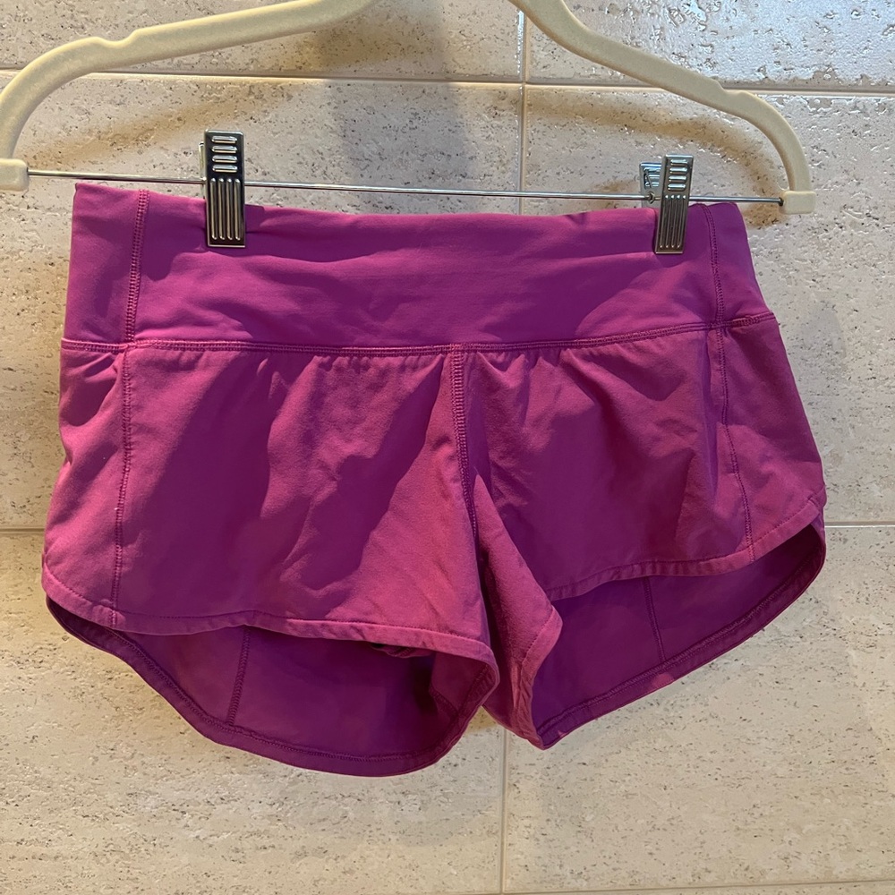 lululemon athletica Magenta Athletic Shorts, 2.5” inseam